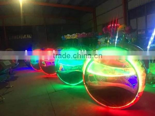 Attractive battery operated balanced happy le bar car rotating amusement rides