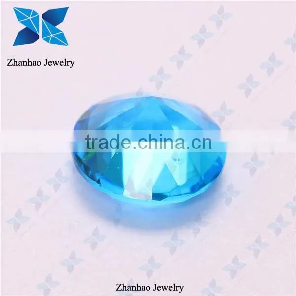 High temperature custom large faceted glass gems