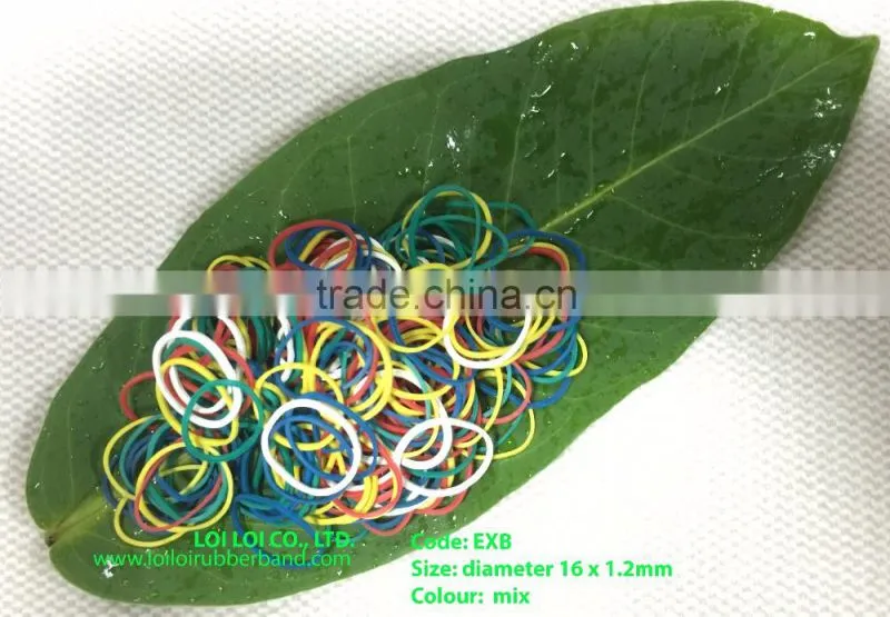 European top selling DIY small elastic Loom rubber bands - Fashion rubber band newest design colorful
