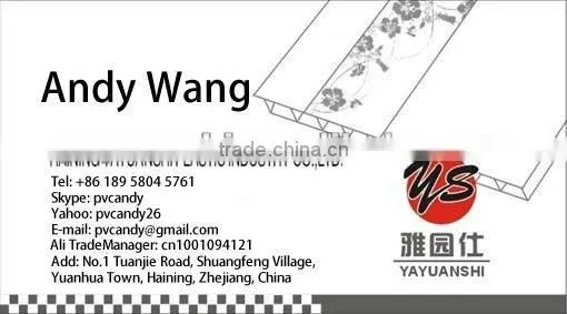 high intensity pvc corners for decoration