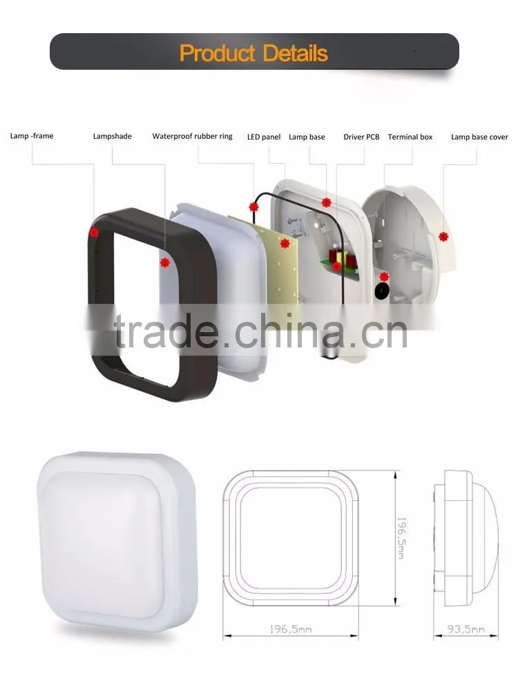 050702 best-selling crystal ceiling bulkhead light classic ceiling led light