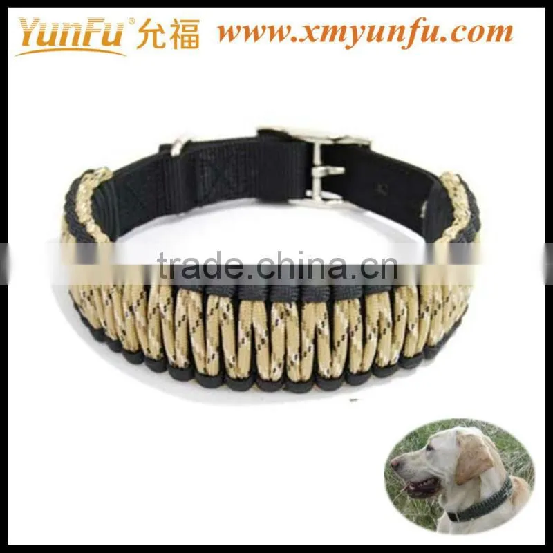 Factory Price Nylon Colorful Buckle cheap Blue dog collars