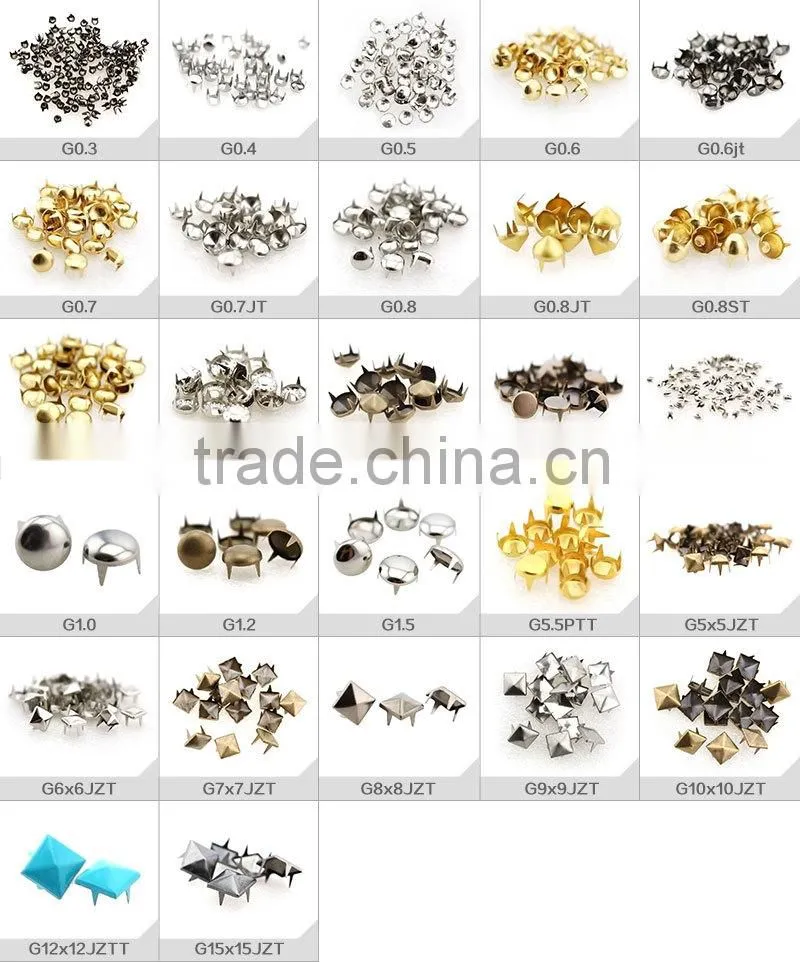 2014 fashion pronged diamond nailhead for leather clothing/handbag/shoes