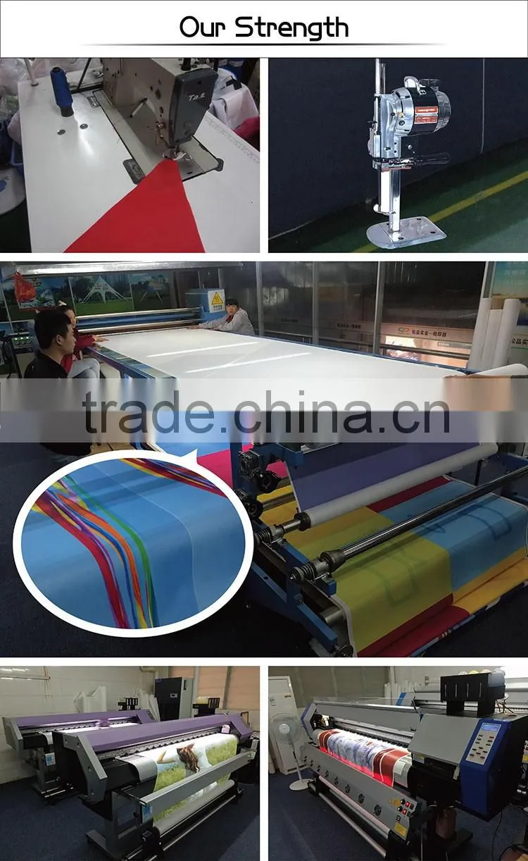 2016 outdoor rain umbrella parts with full colour printing