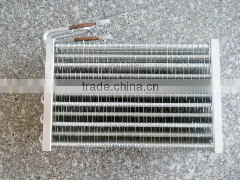 Finned tube evaporator