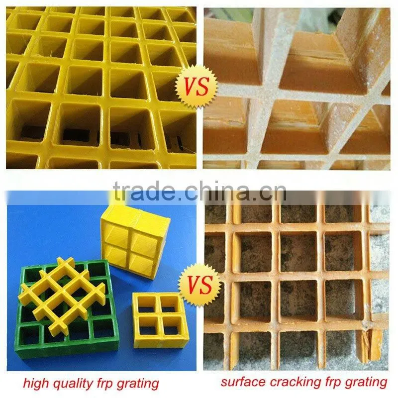 High Strength Fiberglass GRP FRP pultruded Grating