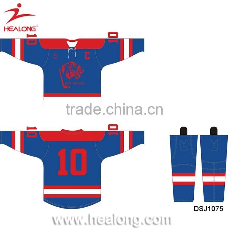 Custom Design Your Own Team Set Hockey Jersey Shirts Sports Wear