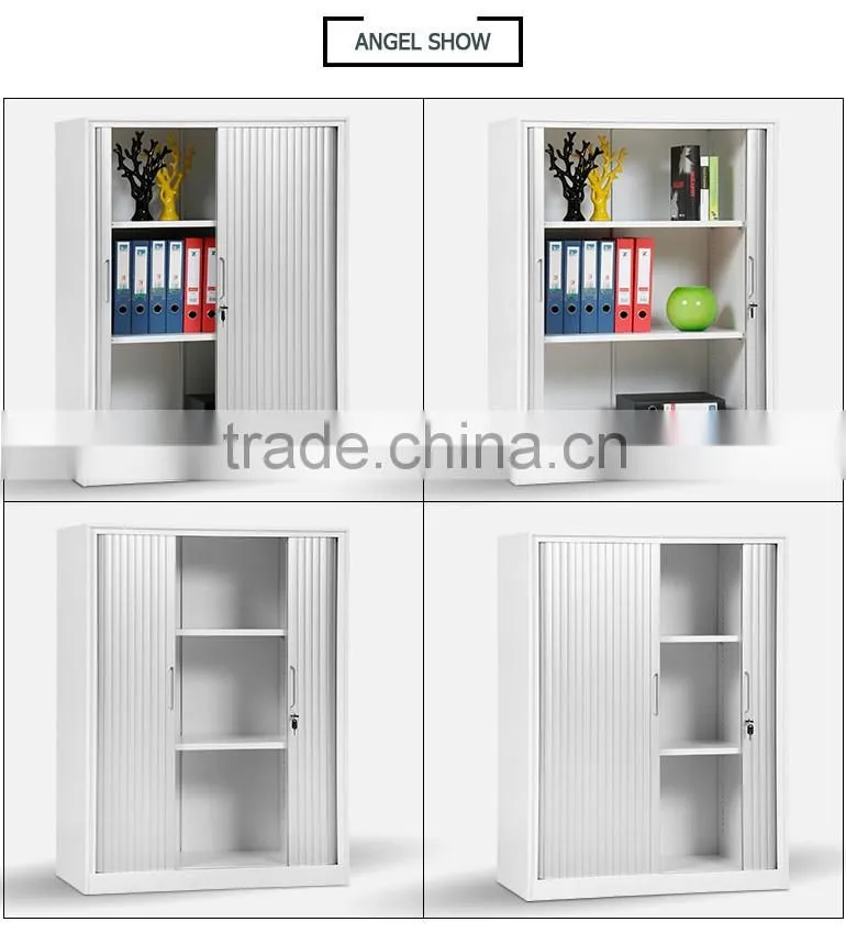 steel grey small roller shutter door storage filing cabinet