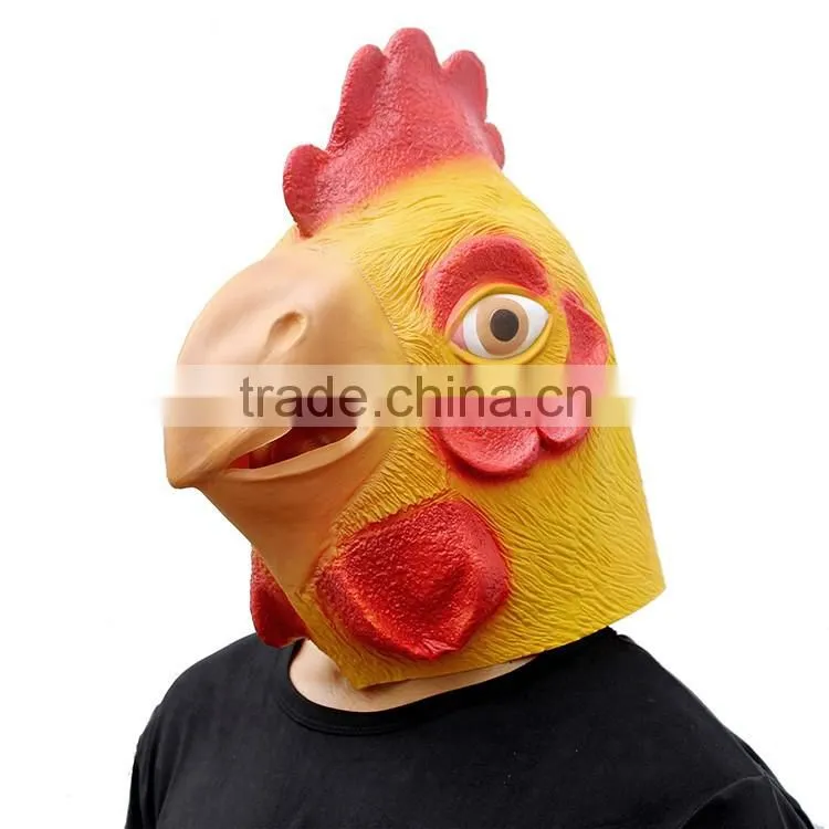 China Wholesale Halloween costumes animal cock head mask