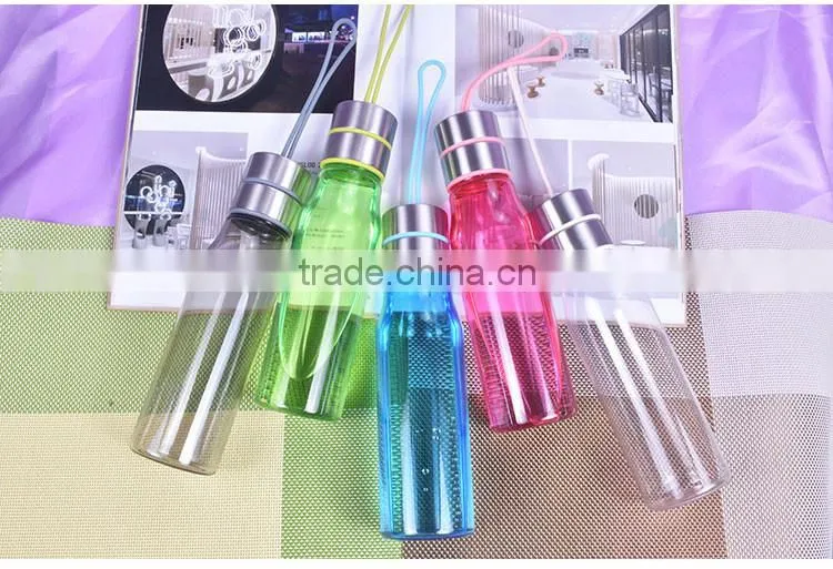 Custom Plastic Cups PC Shaker Water Bottle with Filter