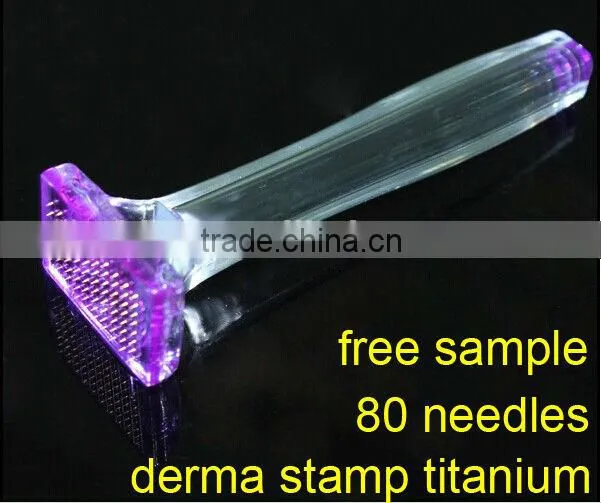 Beijing Titanium Alloy 80 Pins Micro Needle Derma Stamp Therapy