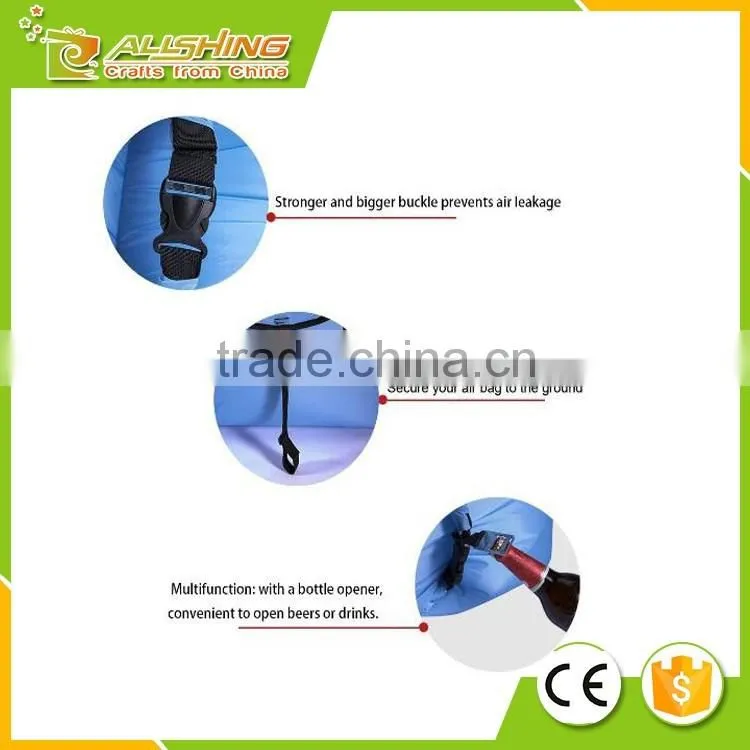 Wholesale Inflatable Lounger Outdoor or Indoor Air Sleep Sofa Couch Portable Furniture Waterproof Nylon Fabric Sleeping Compress
