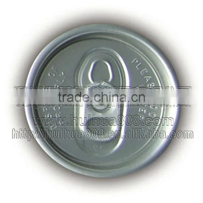 206# Aluminium easy open end