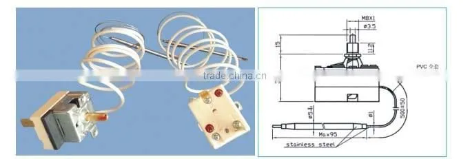401 thermostat . Heater Fry pot New KST401 Heater Thermostat