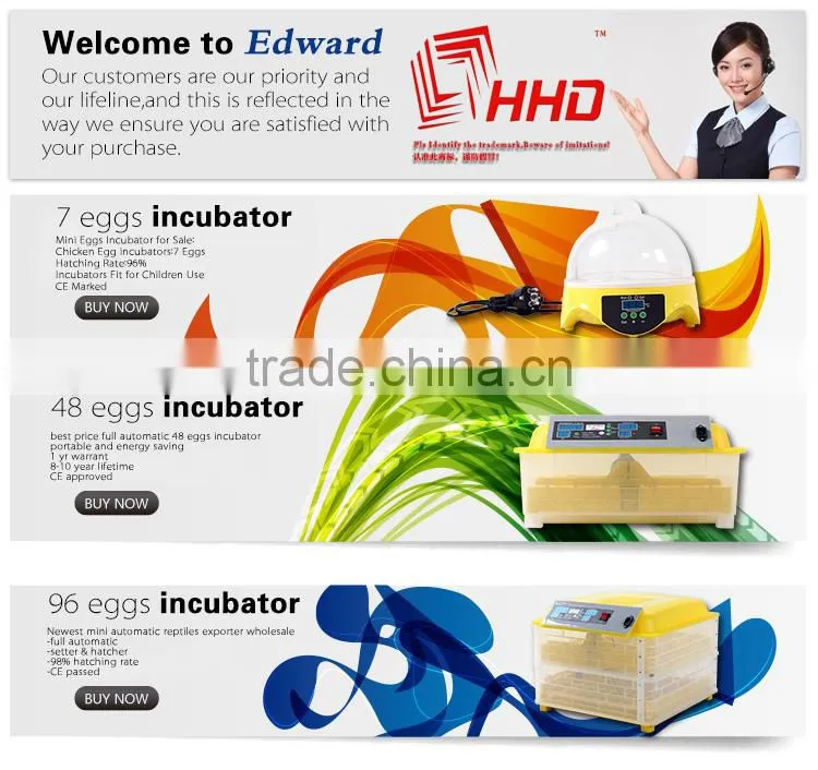 HHD 96% Hatching Rate Cheap and High Quality Chicken Duck Goose Parrot Small Birds Ostrich Egg Incubator Hatching 50 Eggs