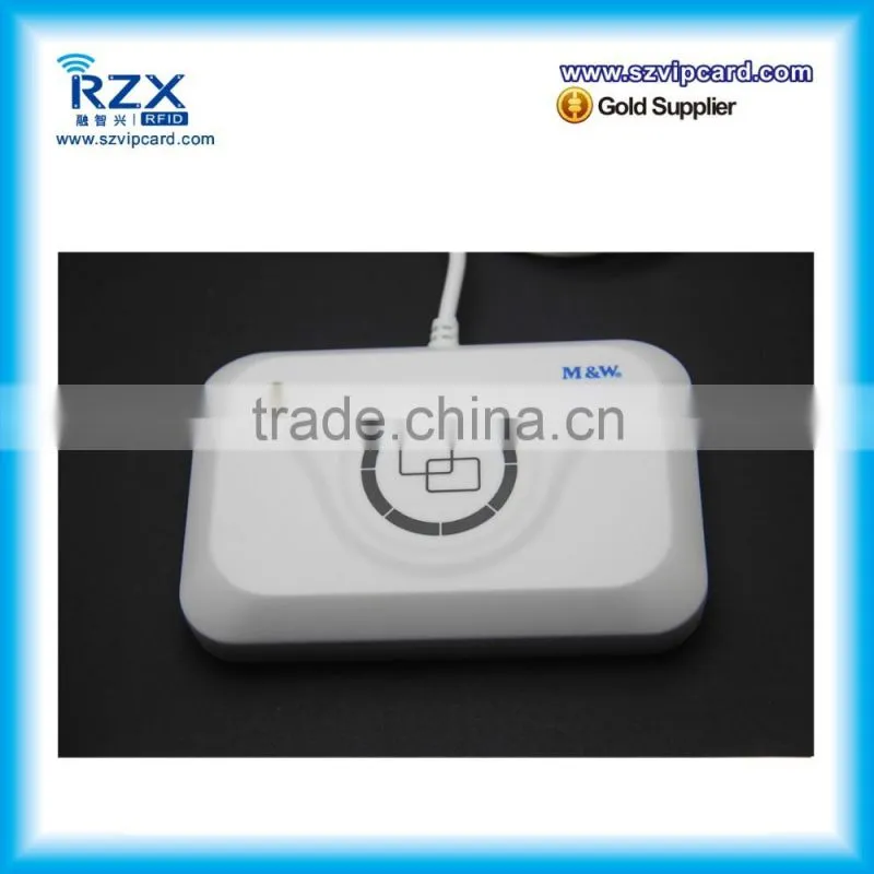 factory direct sale USB/RS232 Interface 13,56mhz Rfid smart card reader and writer with low price