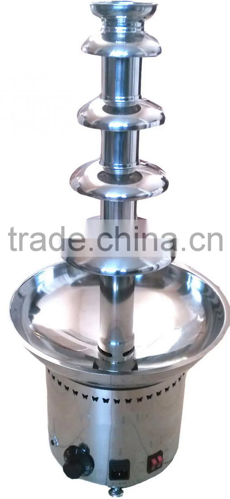 industrial 110/220V 5 tiers high large hotel party chocolate fountain for carnival