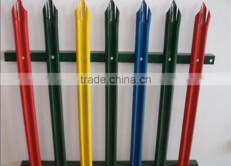Euro palisade fence wrought iron fence garden fencing (Anping factory)
