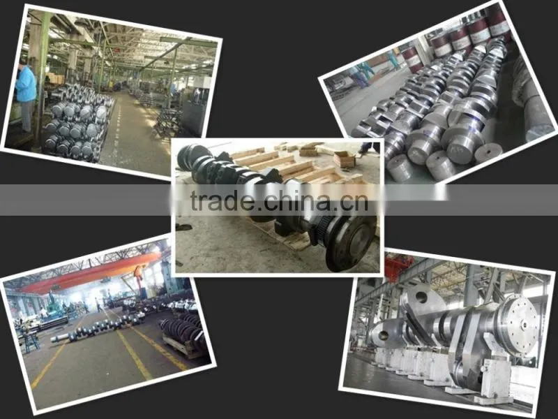 Made in China auto parts engine crankshaft forged engine steel crankshaft