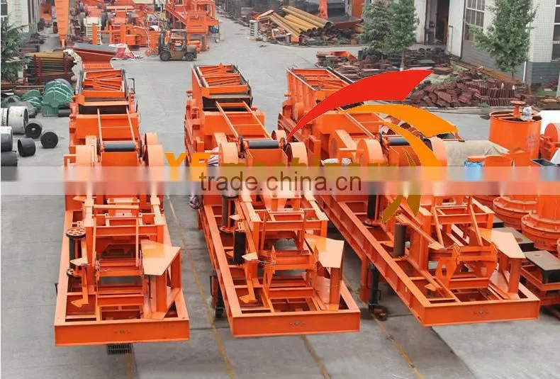 China easy movable mobile stone crusher for sale