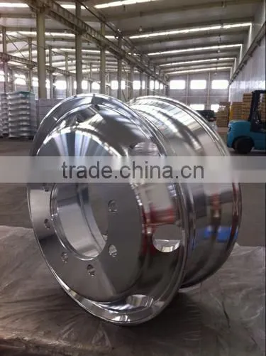 TUBELESS ALUMINUM WHEEL RIM FOR TRUCK AND BUS