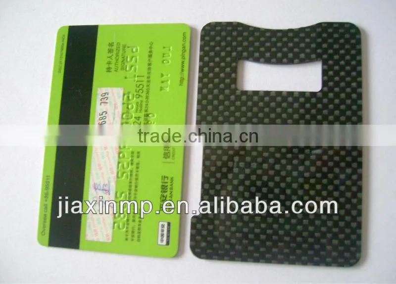 Leverage Carbon Fiber Credit Card Sized Bottle Opener