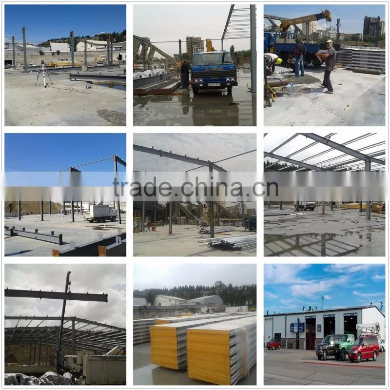 Steel Frame Workshop with Crane Steel Structures Design