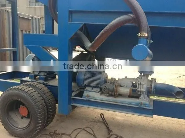 Mobile sand washing stone drum separation screen
