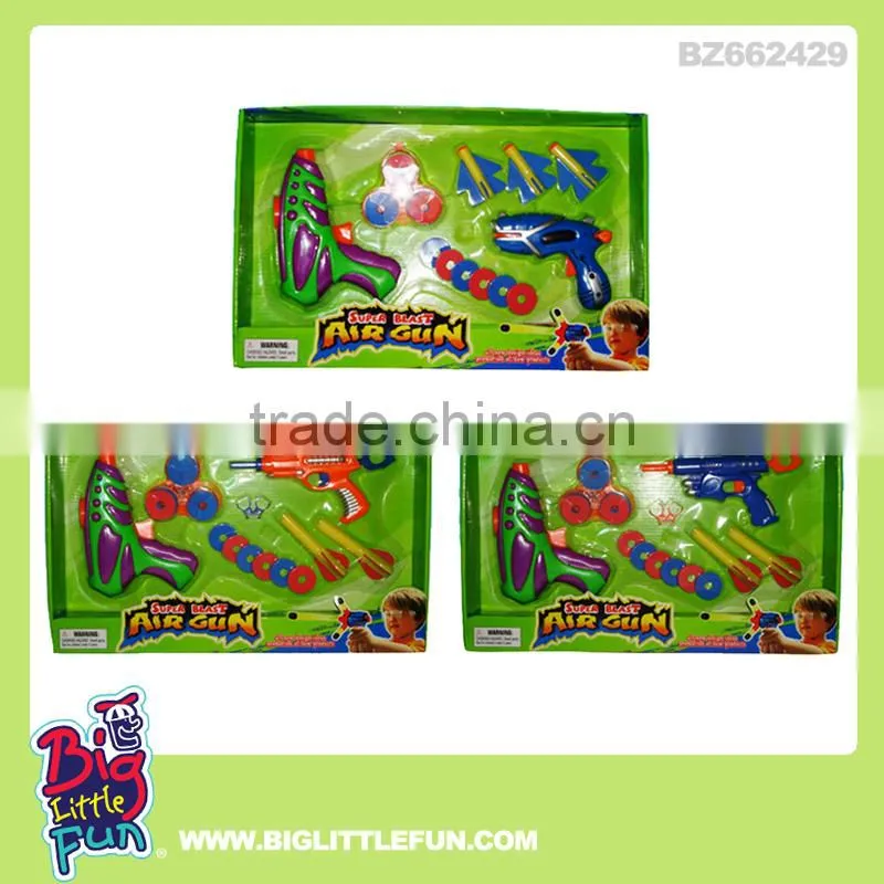 Light up spinning toy,flying saucer gun toys