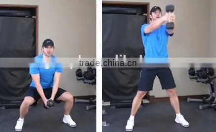 kettlebells and dumbbells