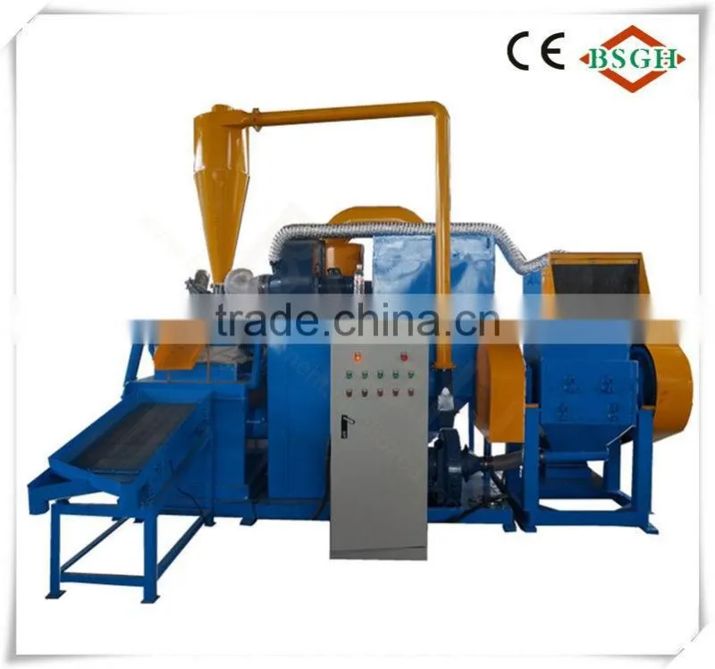 Air Conditioner Radiator Separator/Scrap Copper Wire Recycling Machine for pvc wire cable extrusion machines