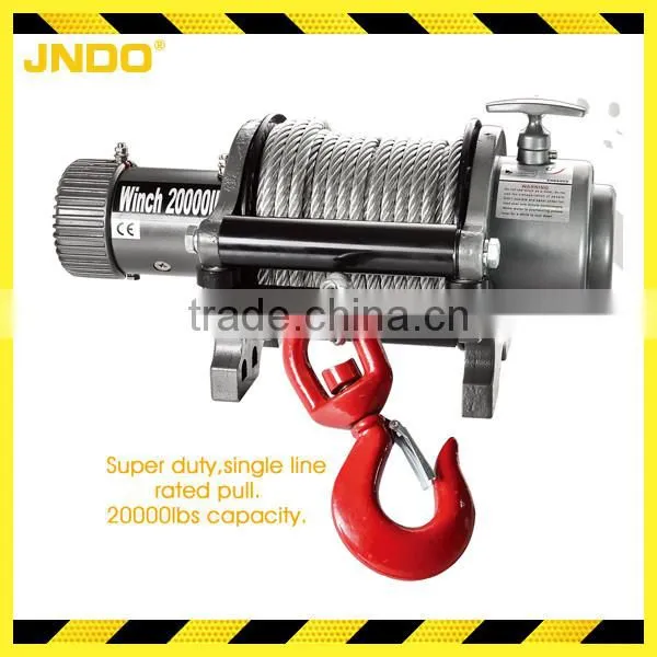 Automatic brake truck 20000lbs large capacity electric winch