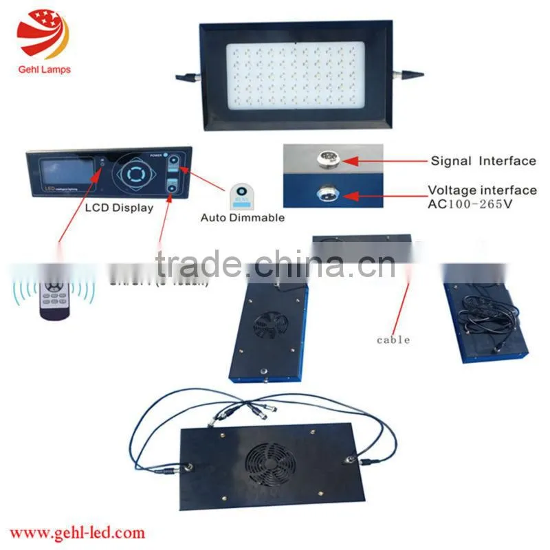 fish tank 55x3w led aquarium light for marine &coral reef