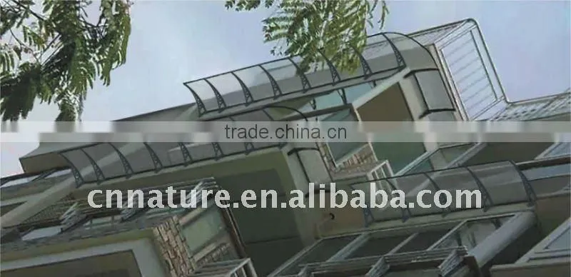plastic canopy polycarbonate hollow sheet
