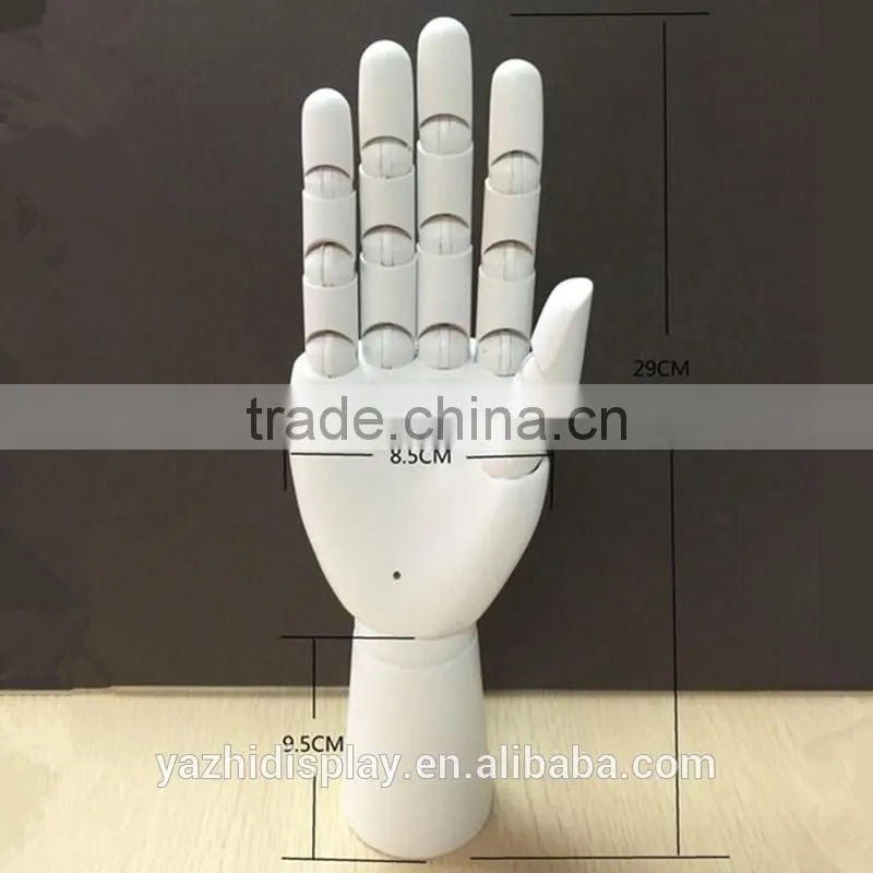 Original wooden mannequin hand for window display