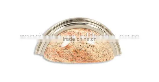 cup pull-KG-BN granite pull cup pull brushed nickel for kitchen and bathroom