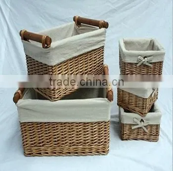 jiayu Durable large willow sundries baskets for home storage
