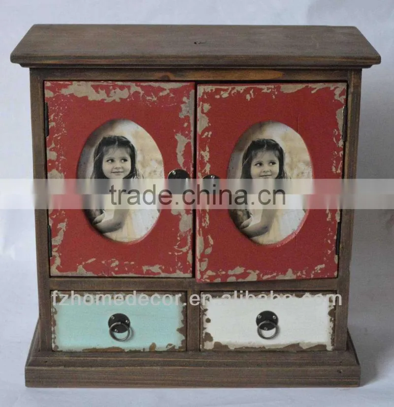 Living room cabinet furniture makeup vintage style jewelry cabinet