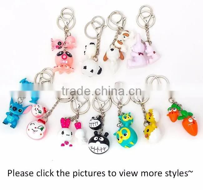 Keychain for children / carrot funny keychiain