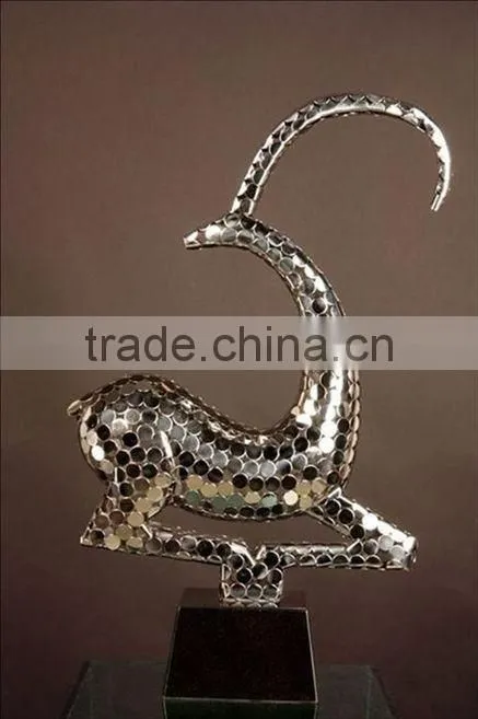 Casting Stainless Steel Fish Sculpture For Garden Decoraton