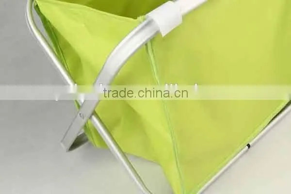 Foldable storage basket With Aluminum Tube LAUNDRY BASKET