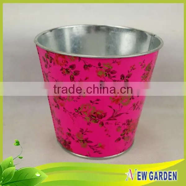 Handicraft Multi-using Excellent Design Flower Printing Home Goods Flower Pots