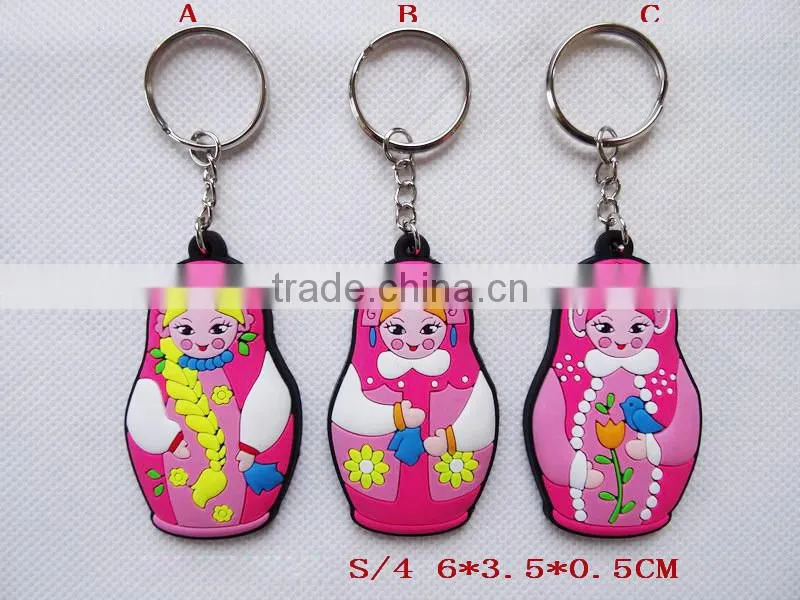 Russian Souvenir Custom Russian Dolls Keychain