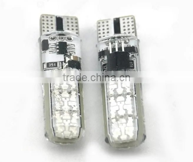 Car modification LED colorful T10 and shown wide light burst flashing LED in wide light small daytime running lights modificatio