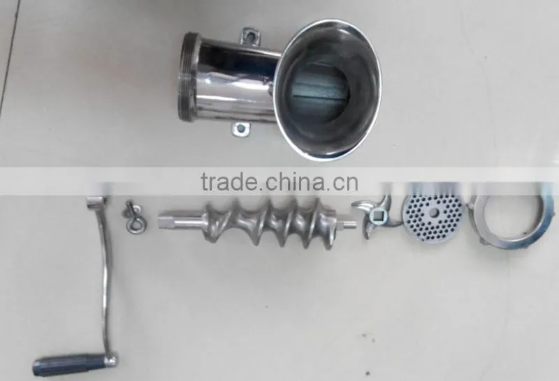 32# hot sell manual meat grinder/ stainless steel meat mincer