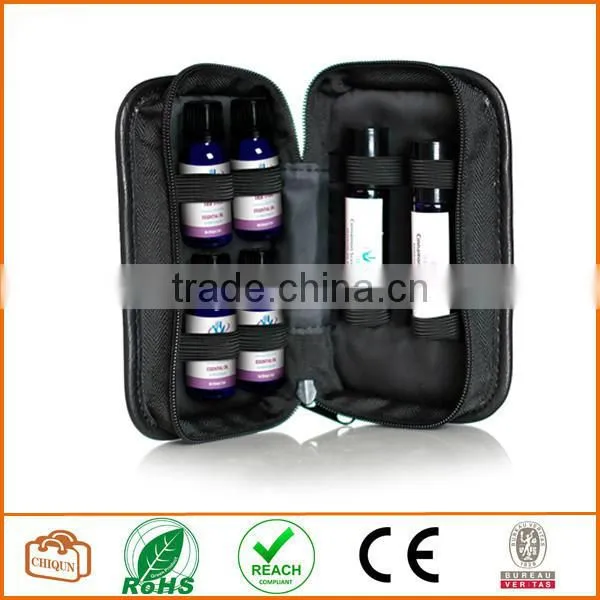 8 Bottle Essential Oil Roll-Ons carrying case Black
