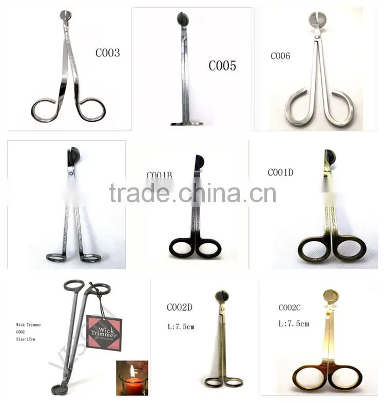Wick trimmer candle scissors/sunffer/dipper C001Chroming with high quility