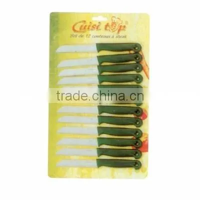 20pcs royal high quatity travel cooking knife set with portable case