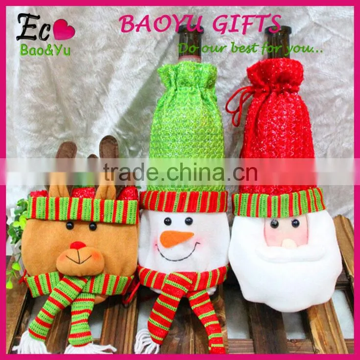 New Best Christmas Santa toilet cover set Lavatory Christmas decoration