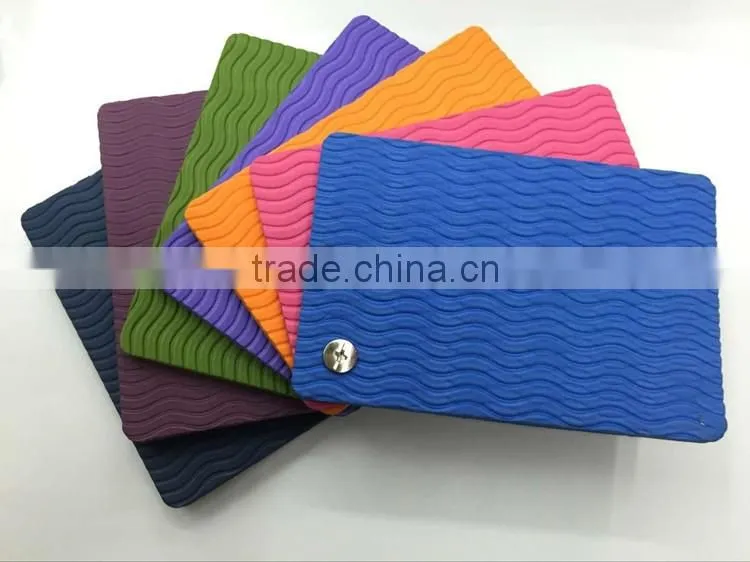 Wholesale ECO double color double layer anti-slip TPE Yoga Mat For Fitness